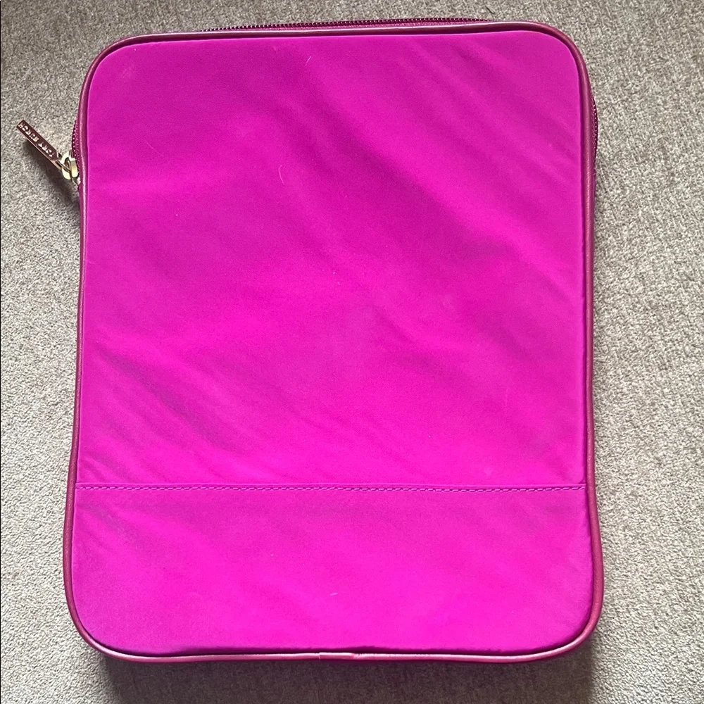 Tory Burch Fuchsia Laptop Sleeve - Picture 2 of 2